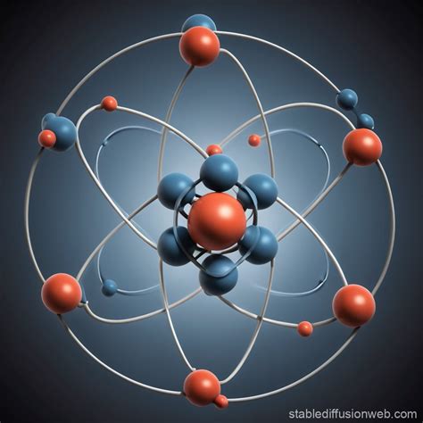 Carbon Atom Diagram 3d