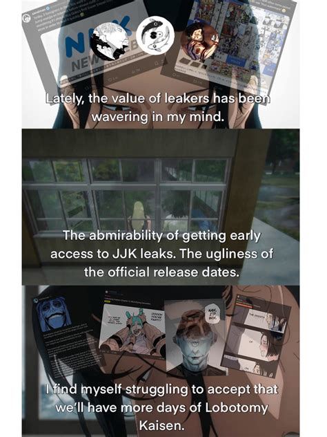 Kinda scared now that JJK leaks are compromised : r/Jujutsufolk