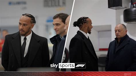 Lewis Hamilton: Ferrari driver reveals first photo in Italian team's ...