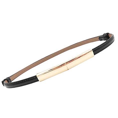 Buy Women Girls Fashion Long Slim Buckle Adjustable Slim Waist Belt ...