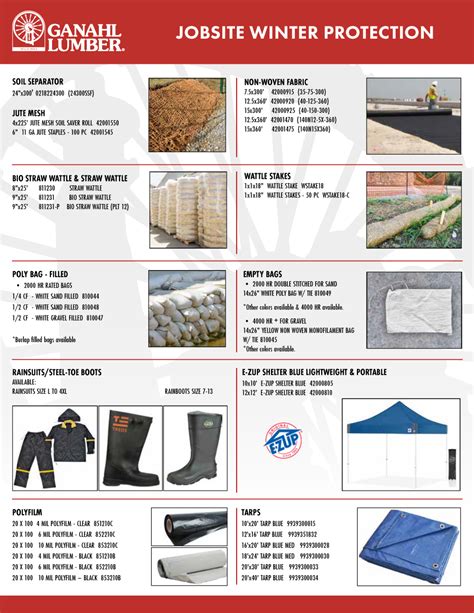 Ganahl Lumber | Product Lines