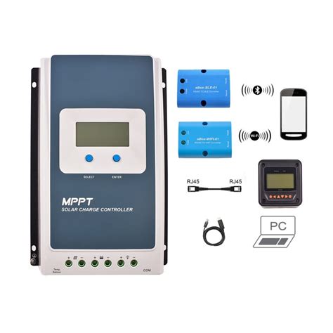 Buy BUMIUSTE Battery Balance Charging Board 10A 20A 30A 40A MPPT Solar ...