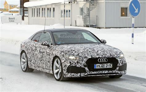 2018 Audi RS5 Coupe Winter Testing With 450 HP, 600 Nm Twin-Turbo V6 - autoevolution