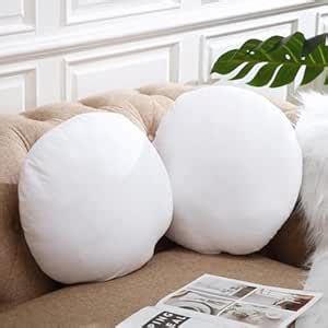 Buy PUM PUM Fiber Round Cushion Filler 12X12 Inches - 2 Pc,White Online ...