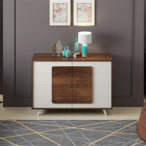 Mayrone Chest of Drawer, Storage Cabinet with Drawer (Brown Maple & Fr ...