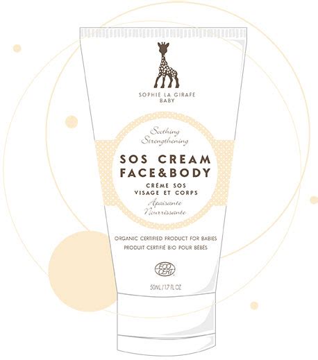 SOPHIE LA GIRAFE BABY SOS CREAM 50ML | Sophie la girafe Cosmetics