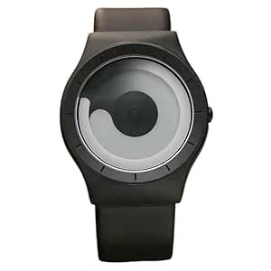 Buy Moon Spinner Concept Men's Minimalist Quartz Watch with Moon and ...