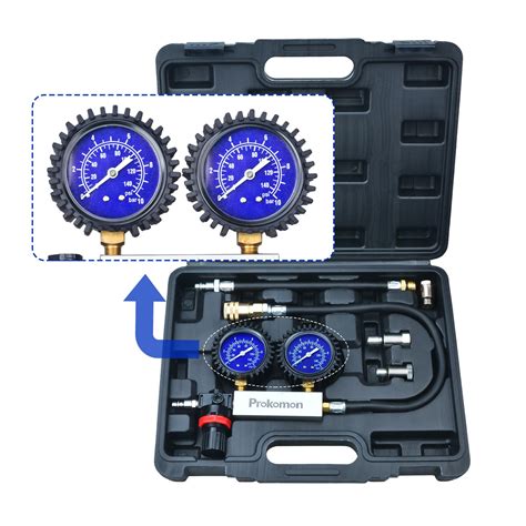 Prokomon Cylinder Leak Down Tester,Compression Test kit -Engine ...