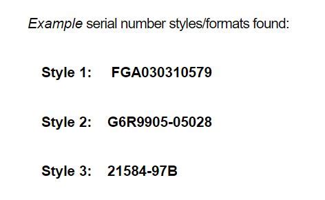 Image result for Serial Number On Precore Machine