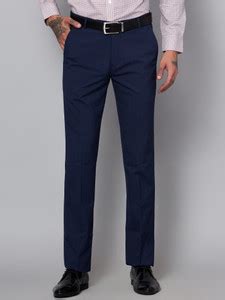 CANTABIL Regular Fit Men Dark Blue Trousers - Buy CANTABIL Regular Fit ...