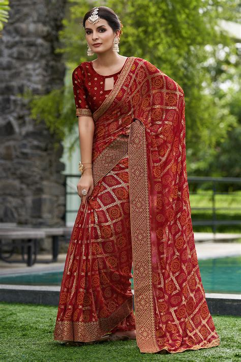 Georgette Sarees - Shop Georgette Sari Online at Best Prices in India ...
