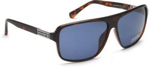 Buy GUESS Rectangular Sunglasses Blue For Men Online @ Best Prices in ...