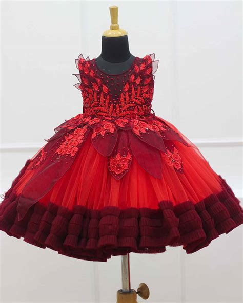 Kids Red Party Wear Online | Best Kids Designer Wear in Hyderabad – www ...