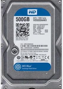 D S REFURBISHED WD Blue 500 GB Desktop Multicolor SATA Internal Hard ...