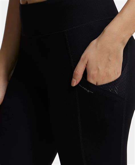 Buy Tactel Microfiber Elastane Performance Leggings with Broadwaistband ...