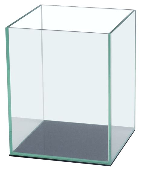 Cuve d'aquarium nue 49 L dimensions 35 x 35 x 40 cm en verre de 5 mm ...