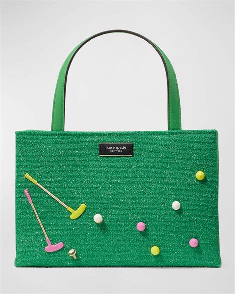 kate spade new york sam icon small golf tote bag | Neiman Marcus