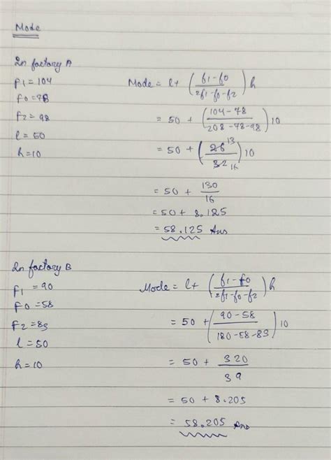 (iii) The age of employees in two factories A and b aregiven below ...