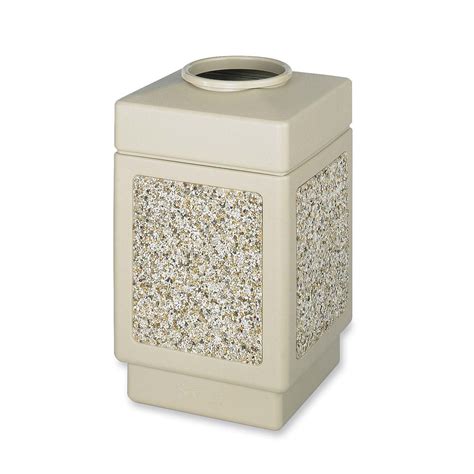 Safco Products 9471TN Canmeleon Aggregate Panel Waste Receptacle, Top ...