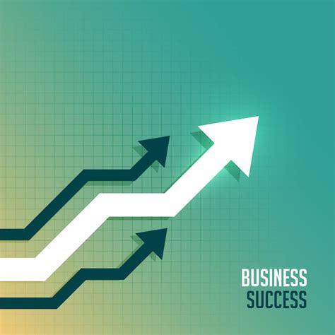 Leading business arrow toward upward side background | Free Vector