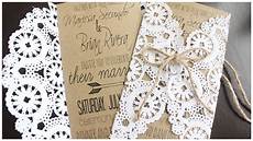 Doily Wedding Invitation by Diy Rustic Doily Wedding Invitations Im Getting Married Doily Wedding Invitation