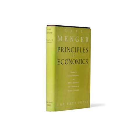 Carl Menger Principles of Economics 的图像结果