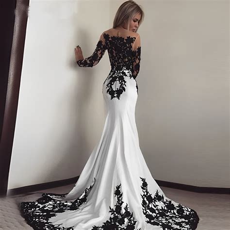 White Gothic Style Wedding Dresses