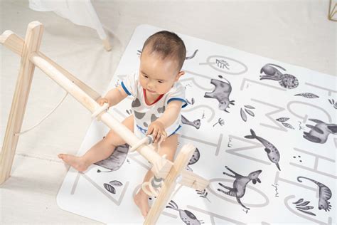 Hot Sell Double-Sided Vegan Leather Kids Baby Floor Play Mat - Children ...