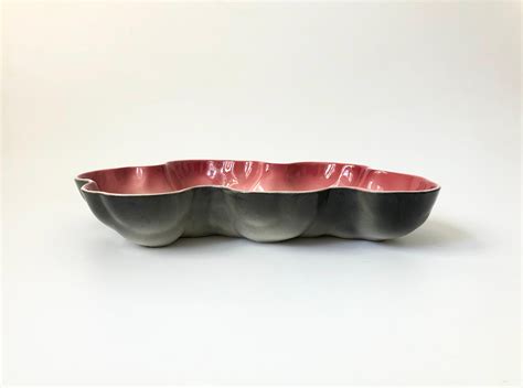 Mid Century Amorphous Pottery Tray by Los Angeles Potteries For Sale at ...