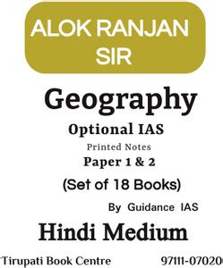 ALOK RANJAN SIR Geography Optional IAS Mains Printed Notes Paper 1 & 2 ...