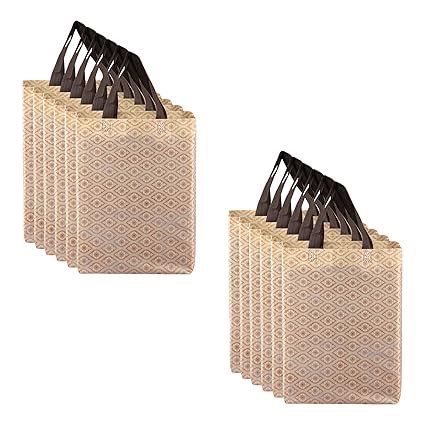 Kuber Industries (Pack of 12) Shopping Handbag | Foldable Shopping Bag ...