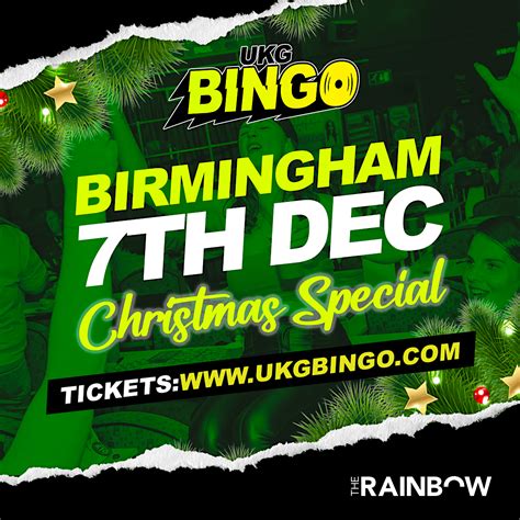 UKG BINGO Christmas Special, The Rainbow, Bordesley, 7 December 2024 ...