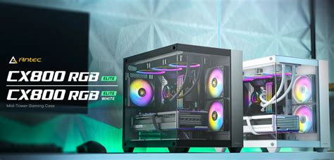Antec CX800 RGB Elite White – CX Series Case – Antec India