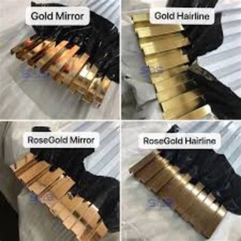 STAINLESS STEEL PVD COATED HAIRLINE FINISH SHEETS - Stainless Steel PVD ...