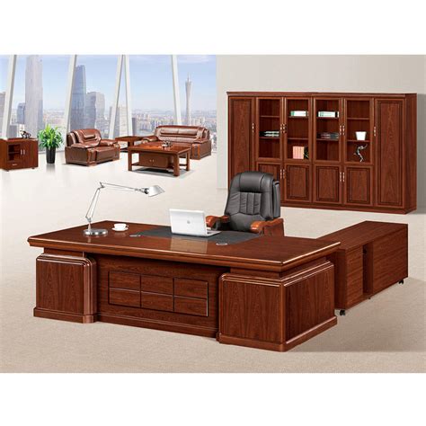 Director Office L- Shape Table with Modular Storage, Clean Edges, and ...