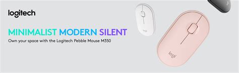 Logitech Pebble Wireless Mouse with Bluetooth or 2.4 GHz Receiver