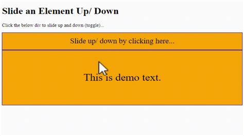 Slide Down JavaScript 的图像结果
