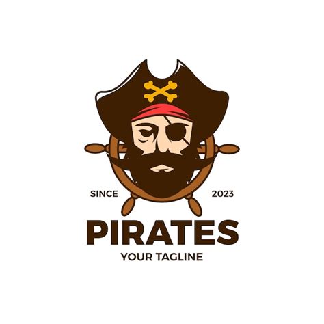 Disegno del modello di logo pirata | Vettore Gratis