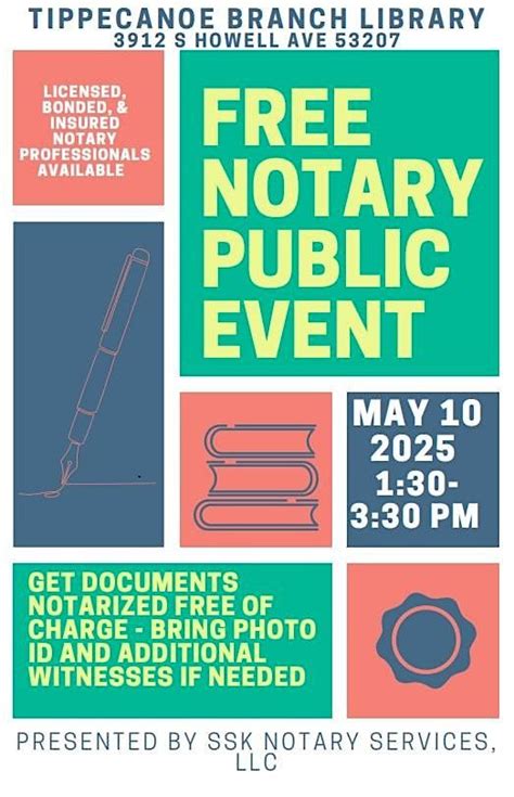FREE Notary Public Event at the Milwaukee Public Library-Tippecanoe ...