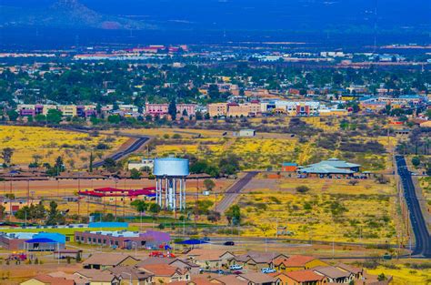 View of Sierra Vista from Huachuca hills. | Arizona adventure, Sierra ...