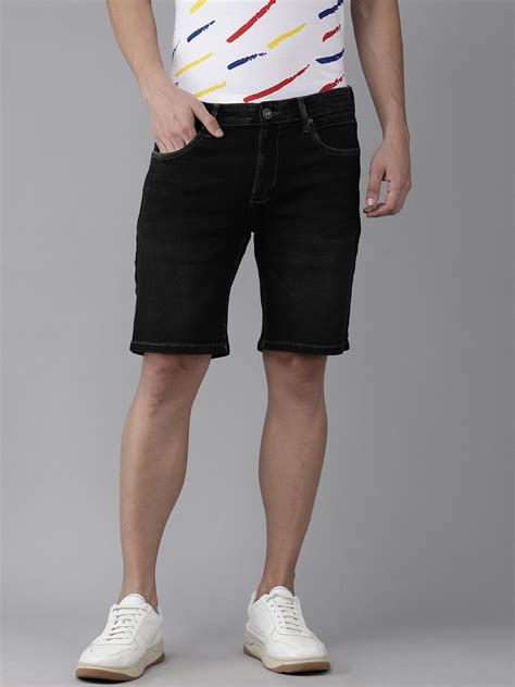 Buy BEAT LONDON By PEPE JEANS Men Black Shorts - Shorts for Men ...