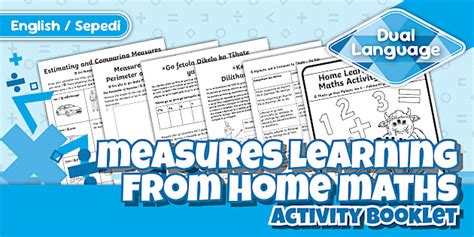 Grade 4 Maths Measures Learning from Home Maths Booklet