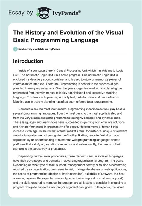Image result for Which Year Has VB Programming Language First Introduced