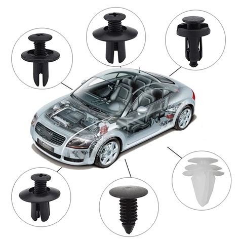 Set kopci i zabica za auto, plastika, crni - Mob-Shop