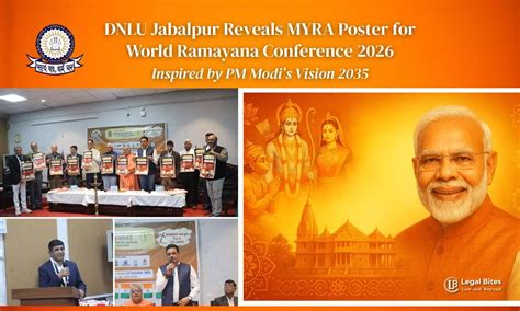DNLU Jabalpur Unveils MYRA Poster Ahead of World Ramayana Conference ...