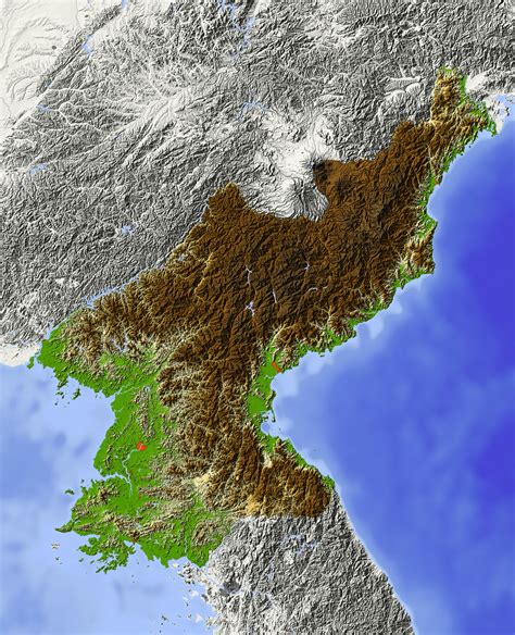 North Korea Map Asia