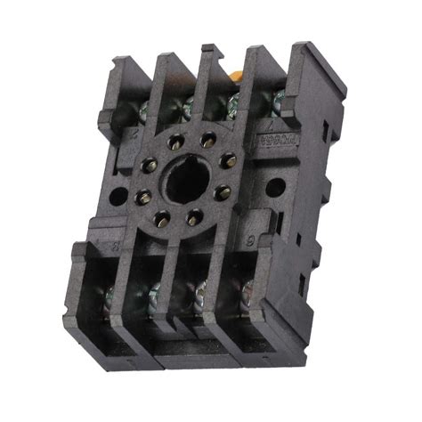 Buy 8 Pin Relay Socket Base Holder, PF085A 300V 7A Power Timer Relay ...