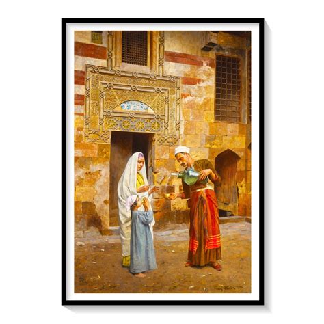 The Water Seller Cairo: Buy Egyptian Paintings & Art Prints Online ...