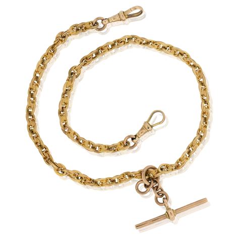 Late Victorian 9k Yellow Gold Fob Chain Circa 1900 For Sale at 1stDibs ...