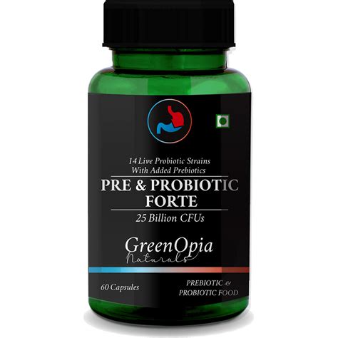 Pre & Probiotics Capsules – Gut & Immunity Support | GreenOpia ...